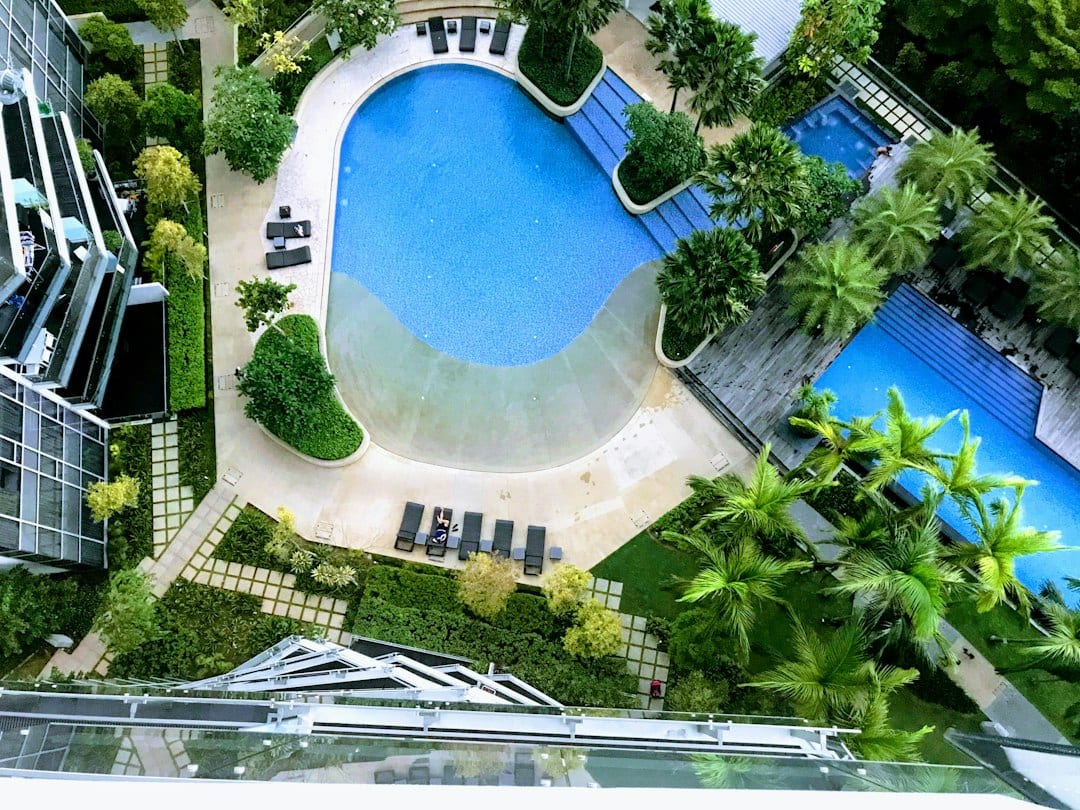 Singapore landed home with tropical garden and pool