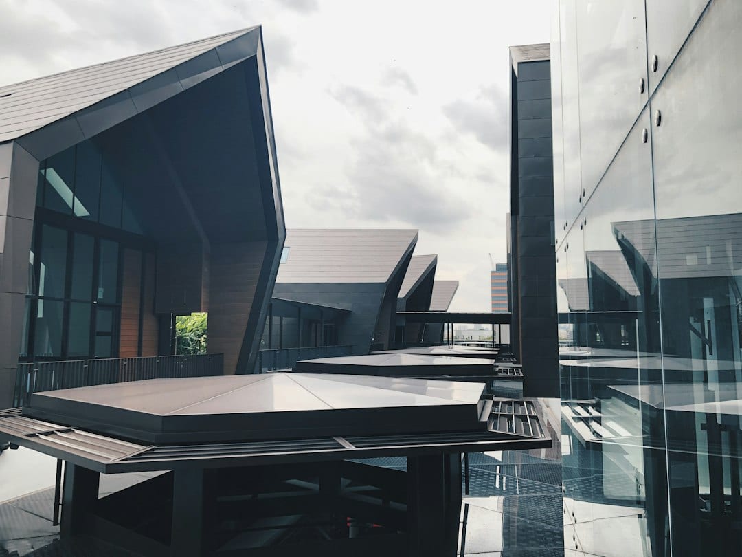 Editorial architectural detail of a Singapore landed home facade